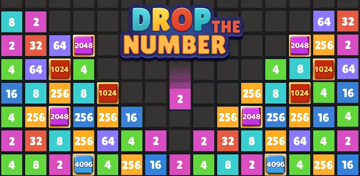 Drop The Number® : Merge Game — Android game banner