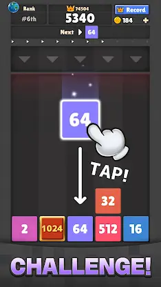 Drop The Number® : Merge Game screenshot 2