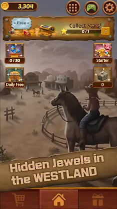 Jewels Westland: Match3 Puzzle screenshot 1
