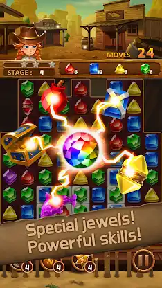 Jewels Westland: Match3 Puzzle screenshot 5