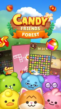 Candy Friends Forest : Match-3 screenshot 1