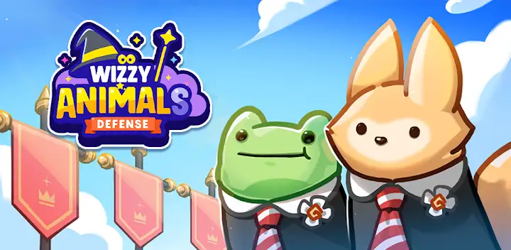 Wizzy Animals : Defense — Android game banner