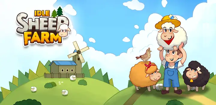 Sheep Farm : Idle Game — Android game banner