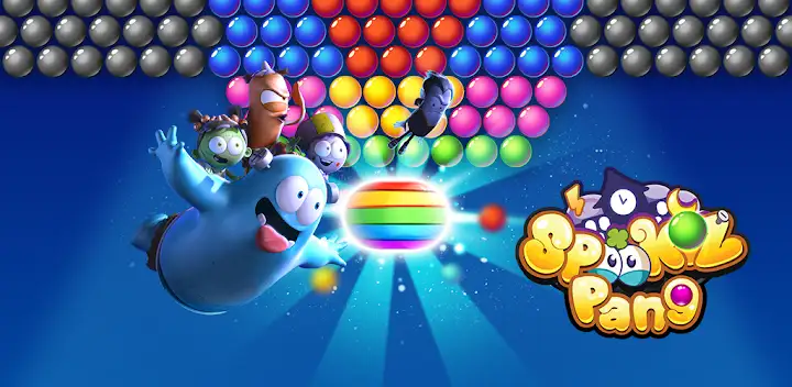 SPOOKIZ PANG: Bubble Shooting — Android game banner
