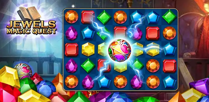 Jewels Magic : Quest — Android game banner