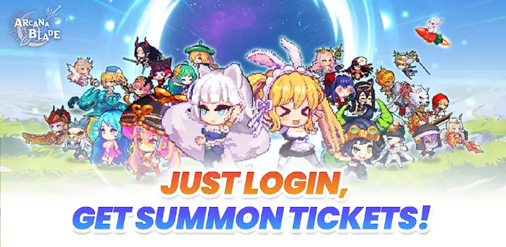 Arcana Blade : Idle RPG — Android game banner
