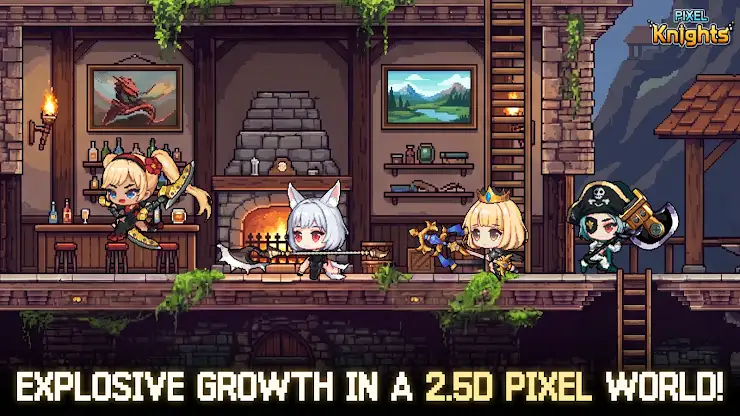 Pixel Knights : Idle RPG screenshot 1