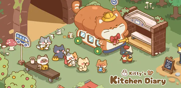 Kitty’s Kitchen Diary — Android game banner