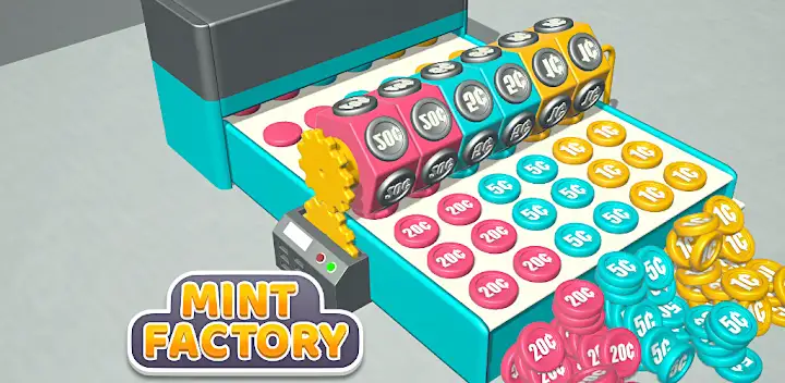 Mint Factory - Idle Money Game — Android game banner