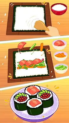 Sushi Maker Games Kids Cooking screenshot 3