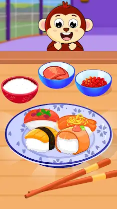 Sushi Maker Games Kids Cooking screenshot 4