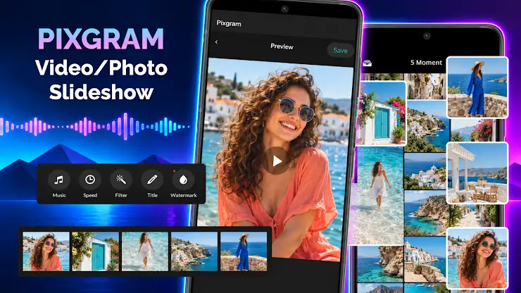 Pixgram: Video/Photo Slideshow screenshot 1