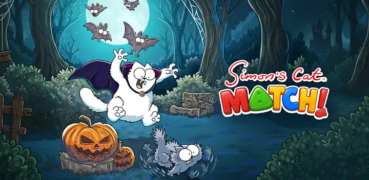 Simon's Cat Match! — Android game banner