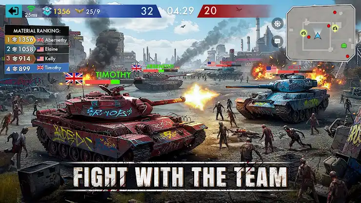 Doomsday Tank:Zombie PVP Brawl screenshot 3