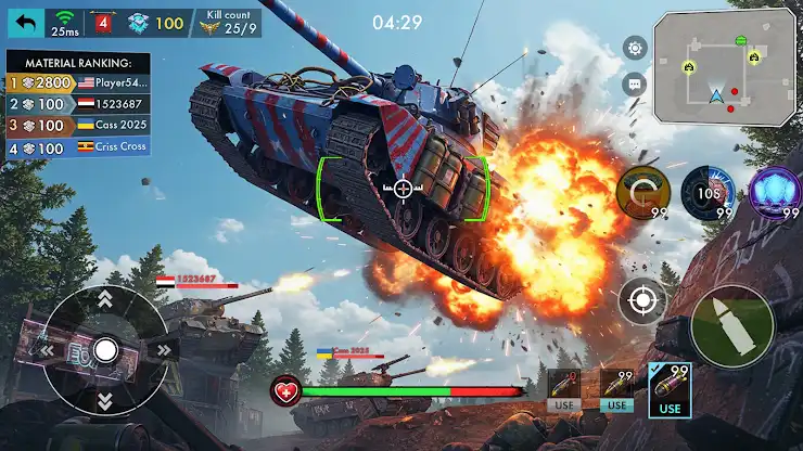 Doomsday Tank:Zombie PVP Brawl screenshot 2