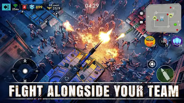 Doomsday Tank:Zombie PVP Brawl screenshot 5