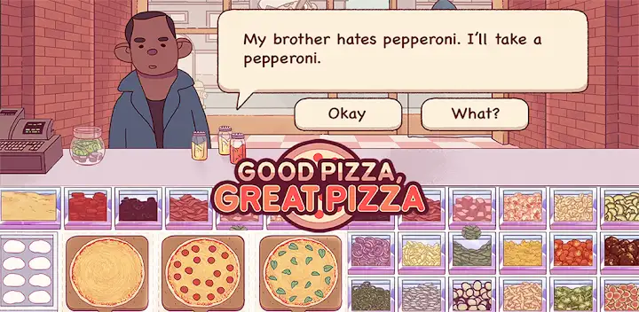 Good Pizza, Great Pizza — Android game banner