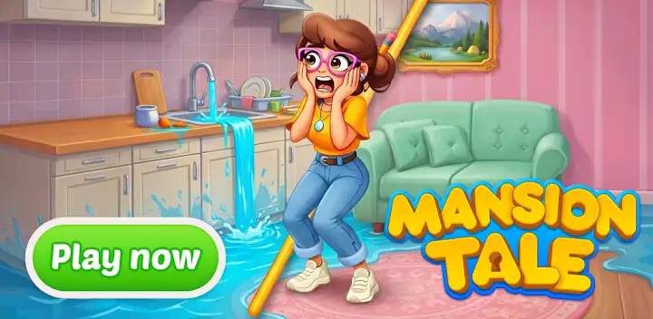Mansion Tale: Merge Secrets — Android game banner