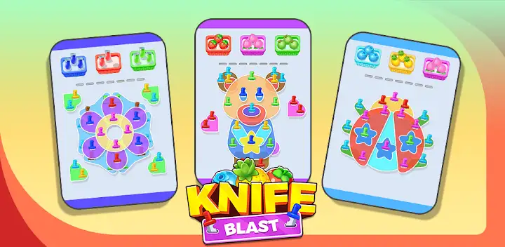 Knife Blast - Jam Puzzle — Android game banner