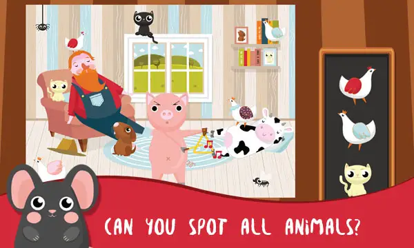 Crazy Farm - Animal School screenshot 6