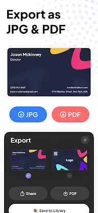 Business Card Maker: Logo Card screenshot 6
