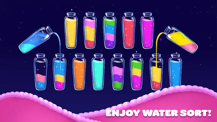 Color Sort Water Purrfect Puzz screenshot 7