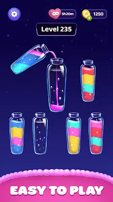 Color Sort Water Purrfect Puzz screenshot 1