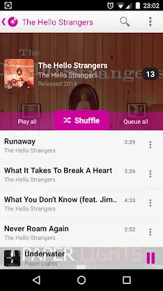 PlayerPro Cloudy Pink Skin screenshot 7