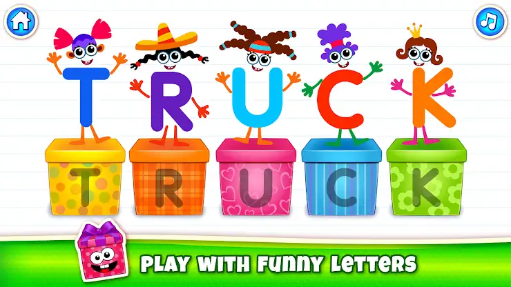 Bini ABC Kids Alphabet Games! screenshot 3