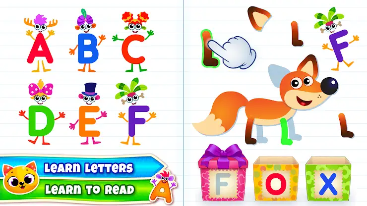 Bini ABC Kids Alphabet Games! screenshot 5