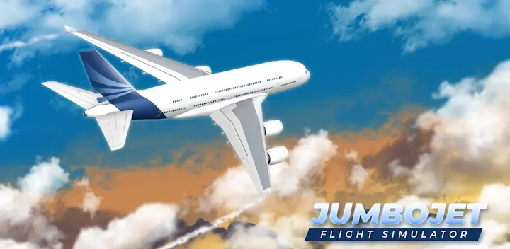 Jumbo Jet Flight Simulator — Android game banner