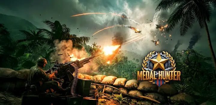 Medal Hunter: Military Game — Android game banner