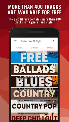 Backing Tracks Guitar Jam Play screenshot 7