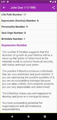 Numerology Calculator Online screenshot 3