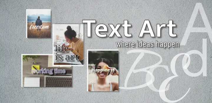 Add Text To Photo - Text Art — Android app banner