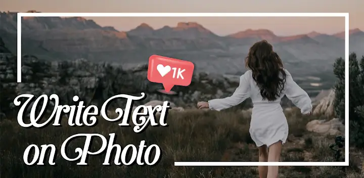 Text On Photo: Add Text Editor — Android app banner