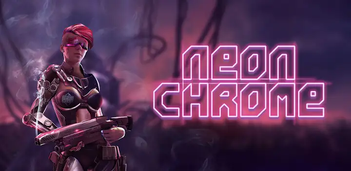 Neon Chrome — Android game banner