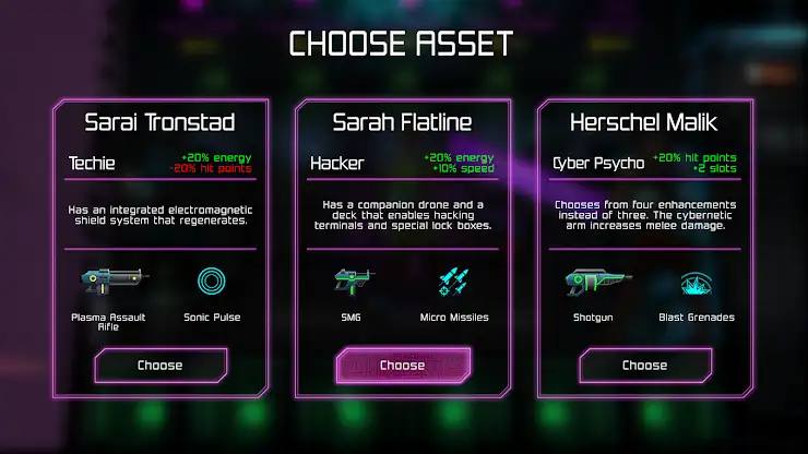 Neon Chrome screenshot 3