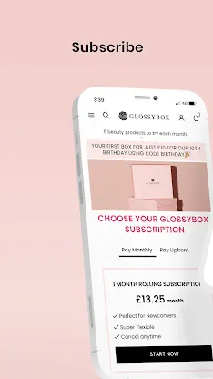 Glossybox Beauty Subscription screenshot 1