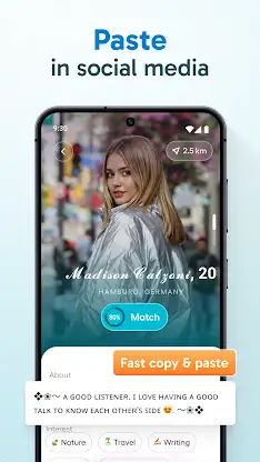 Blue Words, Stylish Fonts text screenshot 6
