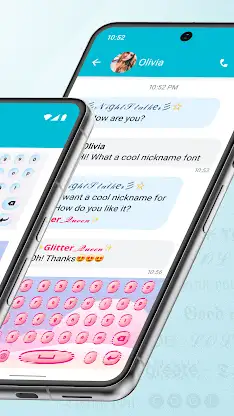 Blue Words, Stylish Fonts text screenshot 8