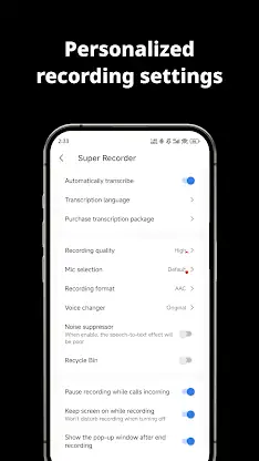 Voice Recorder Audio Sound MP3 screenshot 8