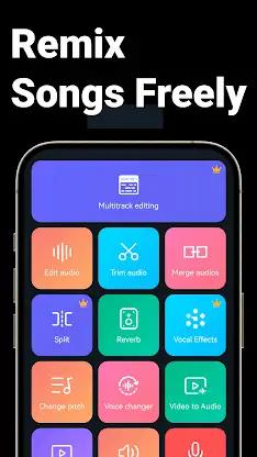 Music Audio Editor, MP3 Cutter screenshot 1