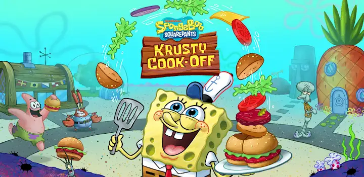 SpongeBob: Krusty Cook-Off — Android game banner