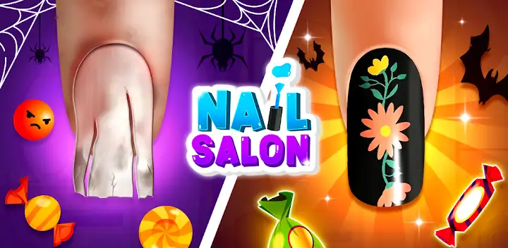 Nail Salon 3D — Android game banner