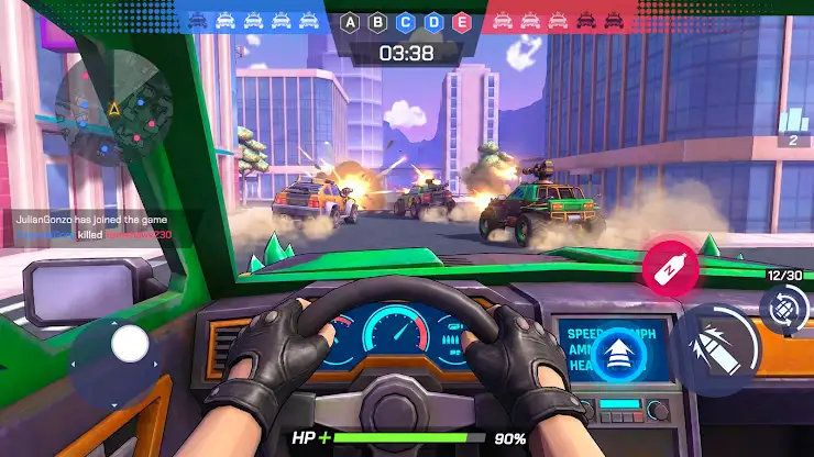 Battle Cars: Nitro PvP Shooter screenshot 1