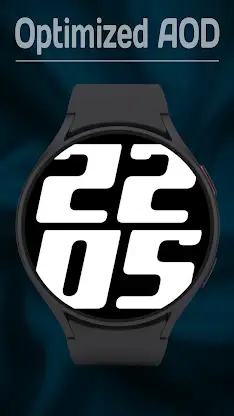 Big Numbers Watch Face screenshot 2