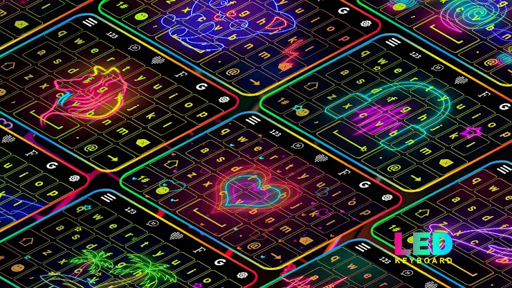 LED Keyboard - RGB Lighting screenshot 1