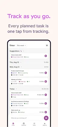 Toggl: Track Time & Plan Work screenshot 2
