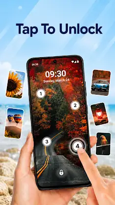 Touch Lock Screen Touch Photo screenshot 3